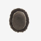 Afro Lace hair system for men, full French lace base with tight afro curls, feature shot