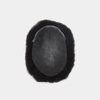 Afro Skin hair system for men, thin skin base with tight afro curls, feature shot